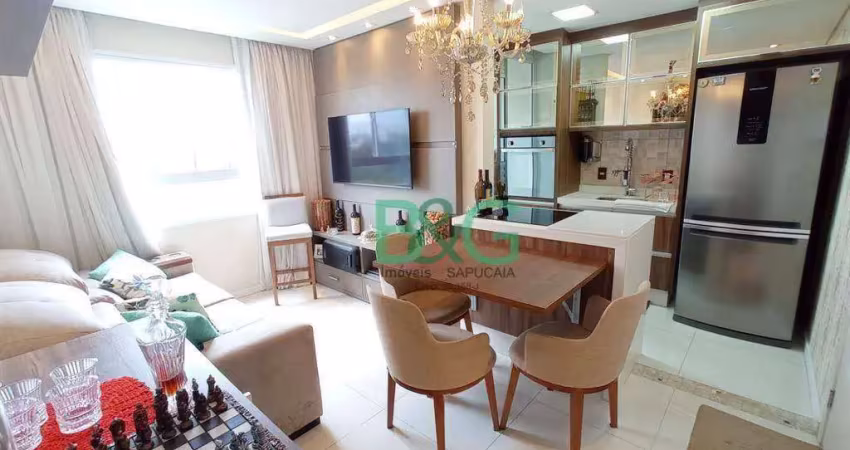 Apartamento com 2 dormitórios à venda, 47 m² por r$ 390.000 - penha de frança - são paulo/sp