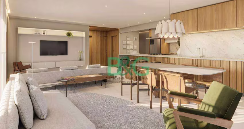 Apartamento com 3 dormitórios à venda, 131 m² por r$ 2.500.000,00 - campo belo - são paulo/sp