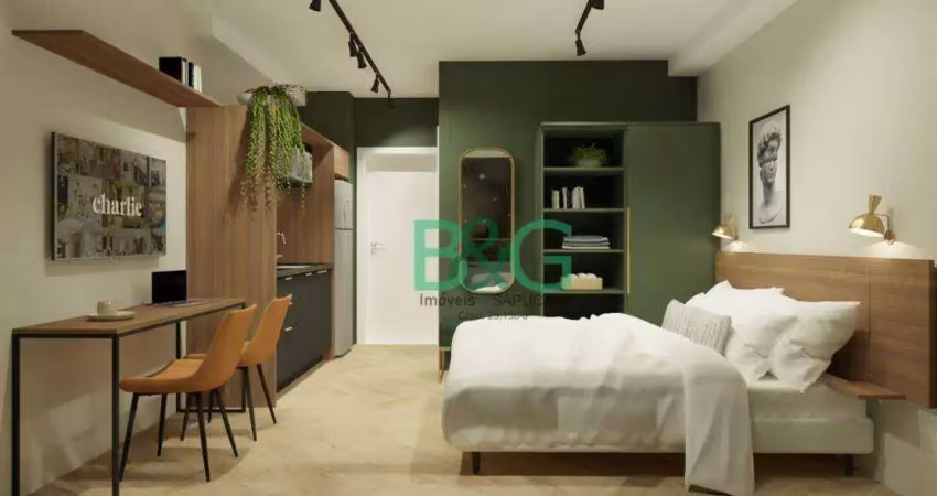 Apartamento com 1 dormitório à venda, 24 m² por r$ 489.600,00 - perdizes - são paulo/sp