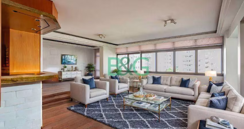Apartamento com 4 dormitórios à venda, 253 m² por r$ 1.500.000,00 - campo belo - são paulo/sp