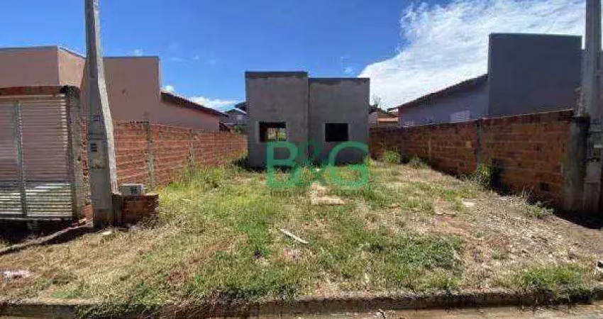 Casa com 1 dormitório à venda, 31 m² por r$ 121.543 - jardim maria luiza i - reginópolis/sp