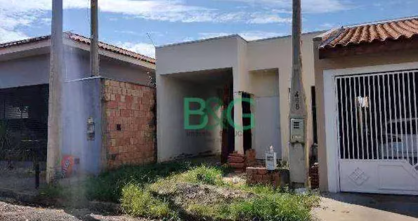 Casa com 1 dormitório à venda, 58 m² por r$ 135.148 - centro - reginópolis/sp