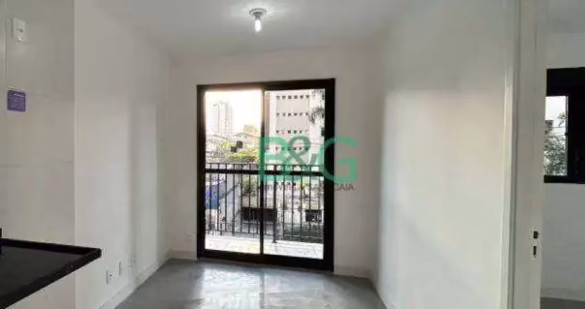 Apartamento com 1 dormitório à venda, 27 m² por r$ 389.000,00 - campo belo - são paulo/sp