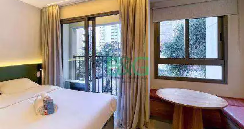 Apartamento com 1 dormitório à venda, 25 m² por r$ 510.000,00 - campo belo - são paulo/sp