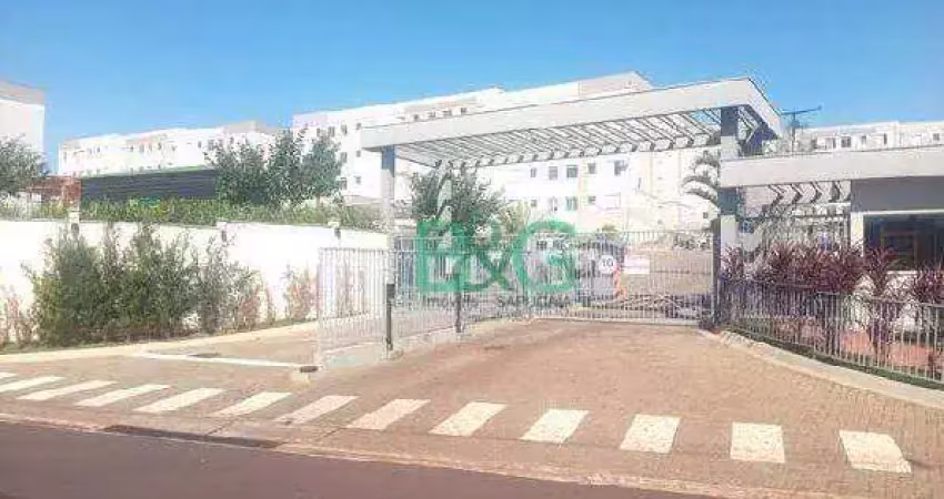 Apartamento com 2 dormitórios à venda, 43 m² por r$ 127.516 - loteamento santa marta - ribeirão preto/sp