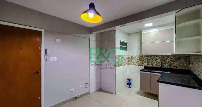 Apartamento com 2 dormitórios à venda, 40 m² por r$ 211.000 - belém - são paulo/sp