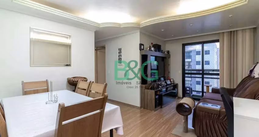 Apartamento com 3 dormitórios à venda, 65 m² por r$ 395.000,00 - vila carbone - são paulo/sp