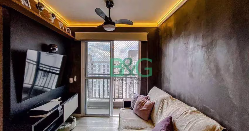 Apartamento com 2 dormitórios à venda, 44 m² por r$ 459.000 - parque da mooca - são paulo/sp
