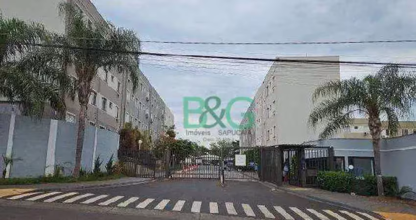 Apartamento com 2 dormitórios à venda, 46 m² por r$ 130.073 - jardim heitor rigon - ribeirão preto/sp