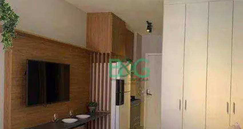 Studio com 1 dormitório para alugar, 24 m² por r$ 3.183/mês - pompeia - são paulo/sp