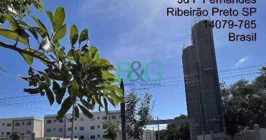 Apartamento à venda, 40 m² por r$ 148.274,33 - jardim ouro branco - ribeirão preto/sp