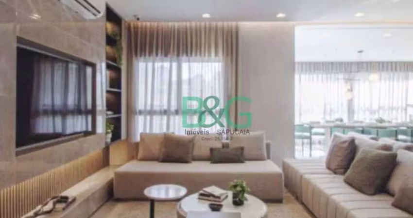 Apartamento com 4 dormitórios à venda, 182 m² por r$ 2.300.000 - vila firmiano pinto - são paulo/sp
