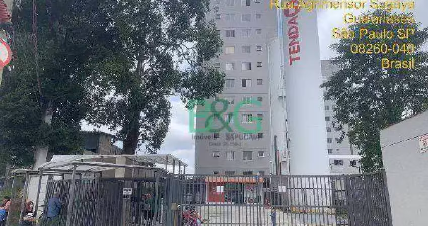 Apartamento com 2 dormitórios à venda, 40 m² por r$ 128.903,96 - guaianazes - são paulo/sp