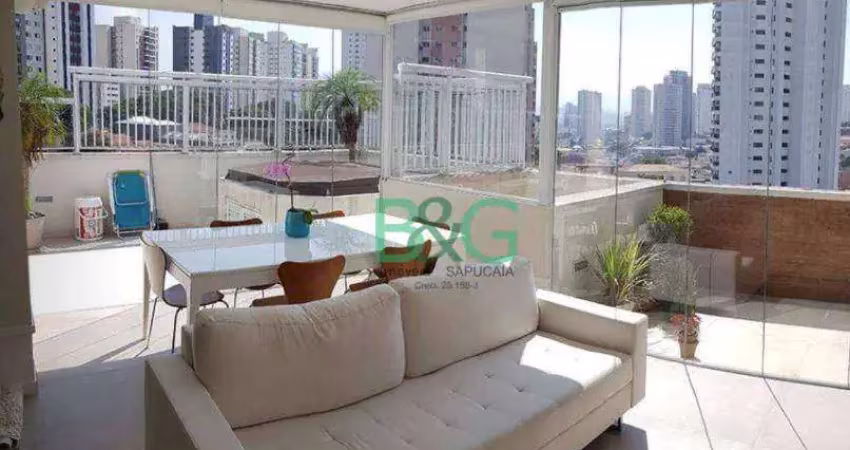 Cobertura com 2 dormitórios à venda, 167 m² por r$ 1.950.000 - vila ipojuca - são paulo/sp