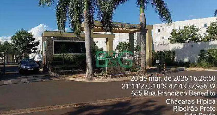 Apartamento com 2 dormitórios à venda, 40 m² por r$ 86.063,06 - reserva real - ribeirão preto/sp