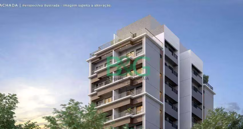 Apartamento com 1 dormitório à venda, 31 m² por r$ 309.243,33 - chácara klabin - são paulo/sp