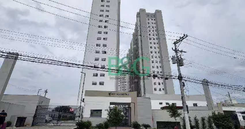 Apartamento com 2 dormitórios à venda, 40 m² por r$ 185.697 - são miguel paulista - são paulo/sp