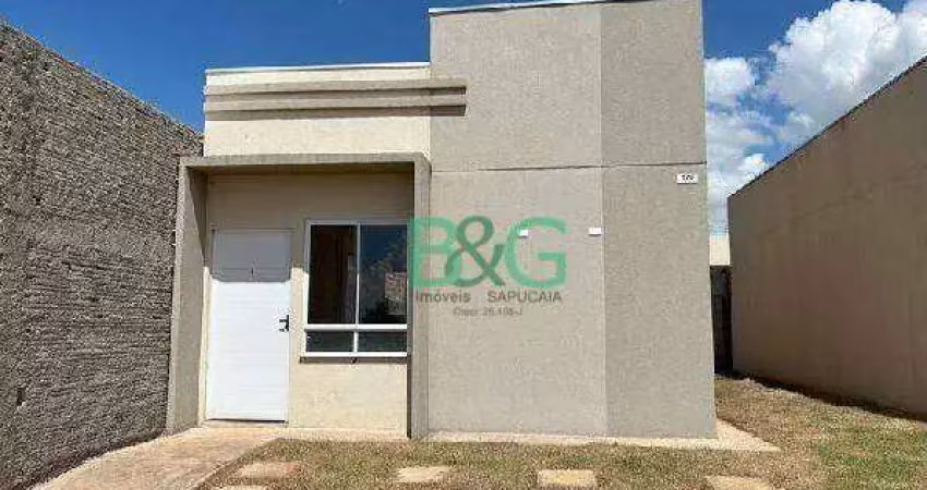 Casa com 2 dormitórios à venda, 44 m² por r$ 177.861 - santa iria - ribeirão preto/sp
