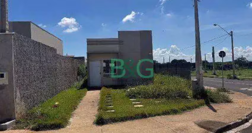 Casa com 2 dormitórios à venda, 44 m² por r$ 173.106 - santa iria - ribeirão preto/sp