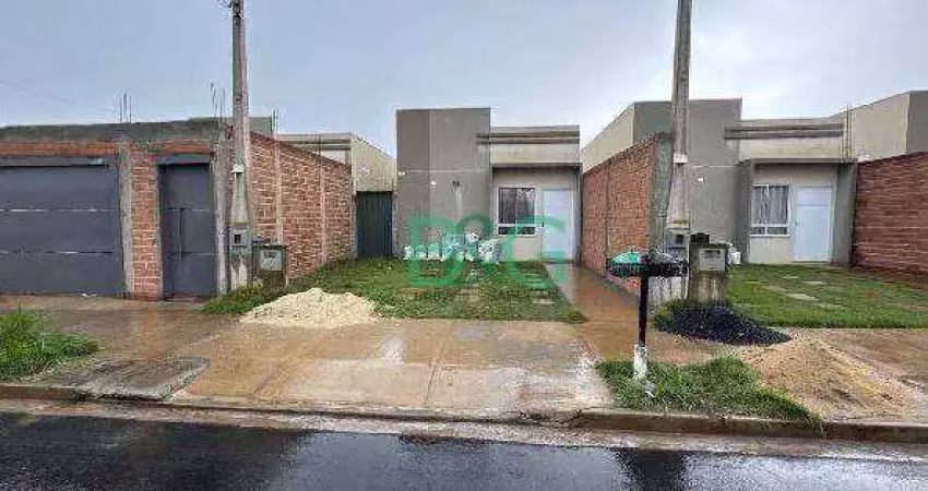 Casa com 2 dormitórios à venda, 44 m² por r$ 155.214 - santa iria - ribeirão preto/sp