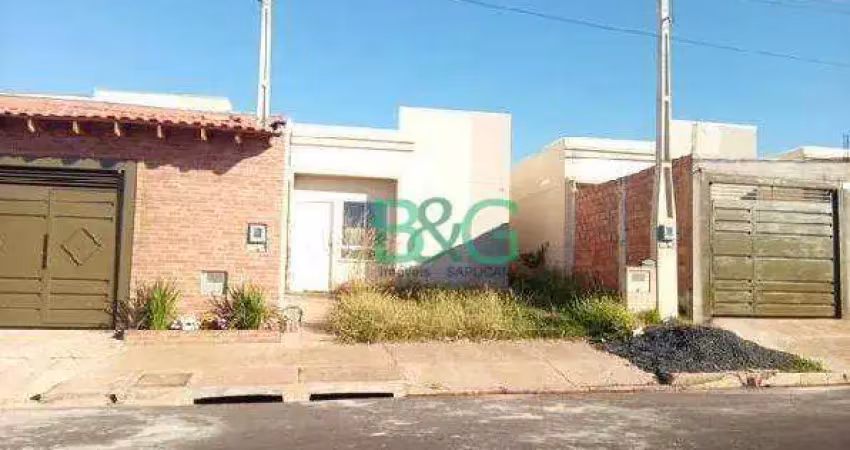 Casa com 2 dormitórios à venda, 44 m² por r$ 131.955 - santa iria - ribeirão preto/sp
