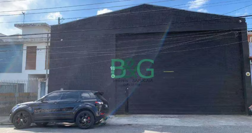 Galpão para alugar, 280 m² por r$ 13.600/mês - vila matilde - são paulo/sp