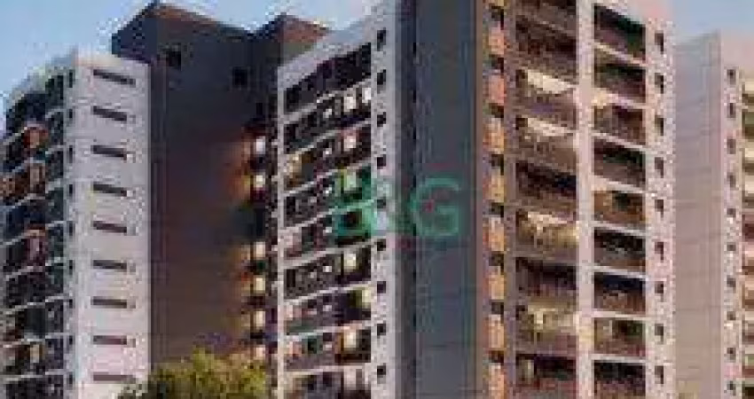 Apartamento com 2 dormitórios à venda, 35 m² por r$ 328.469 - bosque da saúde - são paulo/sp