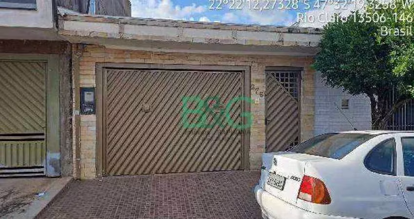 Casa com 2 dormitórios à venda, 125 m² por r$ 303.643 - parque mãe preta - rio claro/sp
