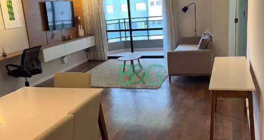 Apartamento com 3 dormitórios para alugar, 100 m² por r$ 13.656,00/mês - brooklin - são paulo/sp