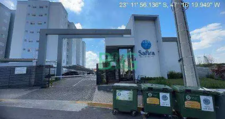 Apartamento com 2 dormitórios à venda, 47 m² por r$ 148.346 - jardim das constelações - salto/sp