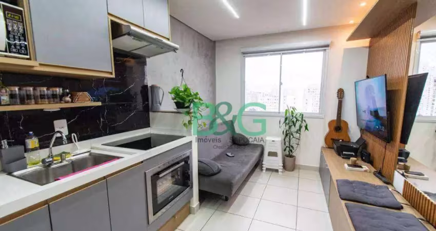 Apartamento à venda, 33 m² por r$ 284.000,00 - cambuci - são paulo/sp