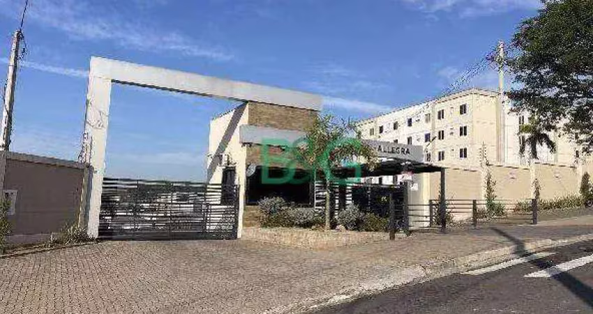 Apartamento com 2 dormitórios à venda, 39 m² por r$ 151.261 - jardim vista alegre - santa bárbara d'oeste/sp