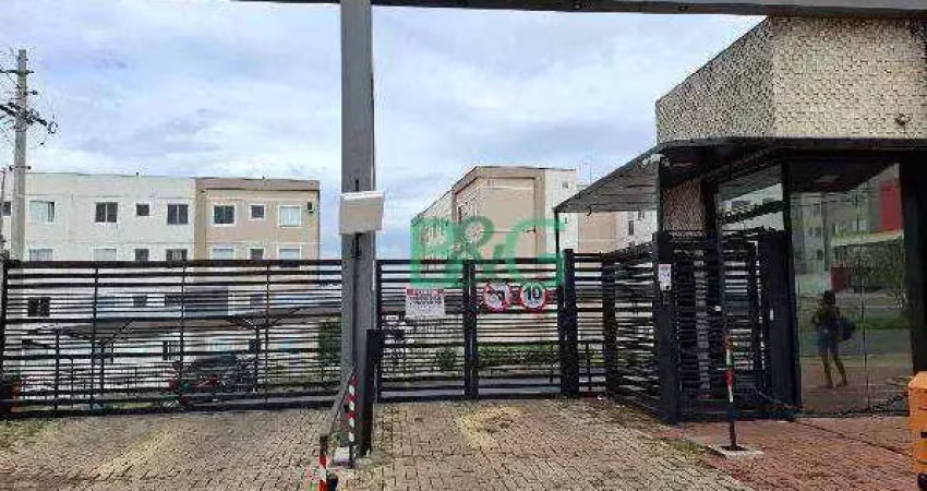 Apartamento com 2 dormitórios à venda, 39 m² por r$ 96.000 - jardim das laranjeiras - santa bárbara d'oeste/sp