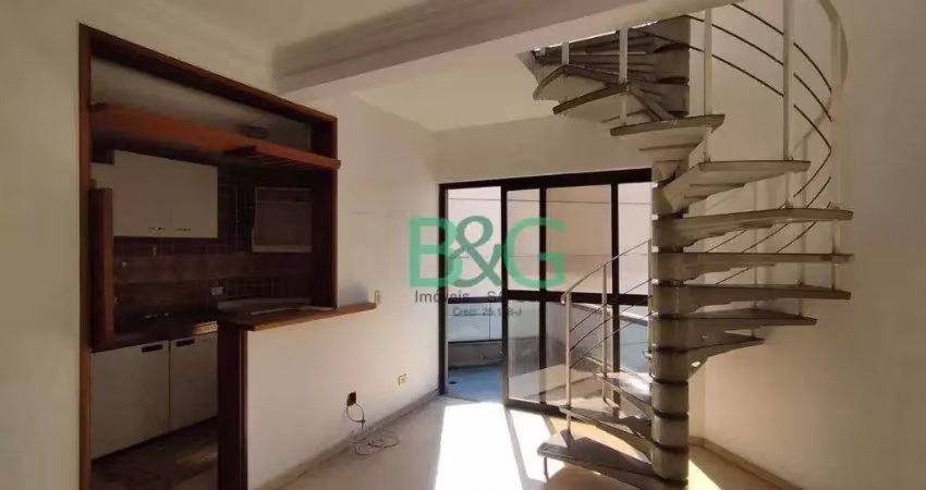 Apartamento duplex com 1 dormitório à venda, 60 m² por r$ 459.000 - aclimação - são paulo/sp