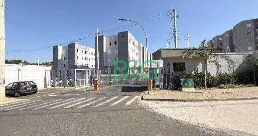 Apartamento com 2 dormitórios à venda, 42 m² por r$ 149.833 - recreio alvorada - santa bárbara d'oeste/sp