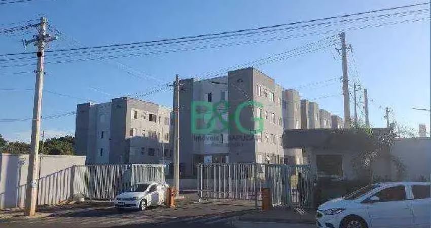 Apartamento com 2 dormitórios à venda, 42 m² por r$ 167.413 - recreio alvorada - santa bárbara d'oeste/sp