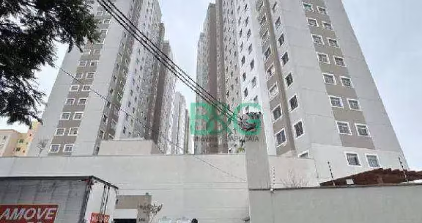 Apartamento com 2 dormitórios à venda, 34 m² por r$ 205.425 - tatuapé - são paulo/sp