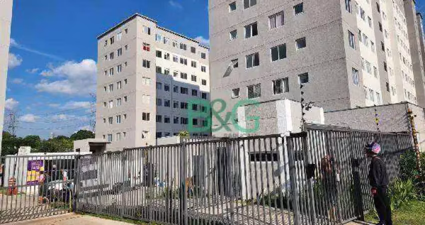 Apartamento com 2 dormitórios à venda, 41 m² por r$ 112.085,64 - aricanduva - são paulo/sp