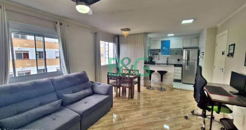 Apartamento com 1 dormitório à venda, 44 m² por r$ 330.000,00 - belenzinho - são paulo/sp