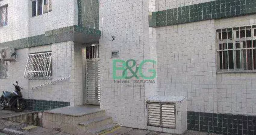 Apartamento com 3 dormitórios à venda, 59 m² por r$ 174.000 - aparecida - santos/sp
