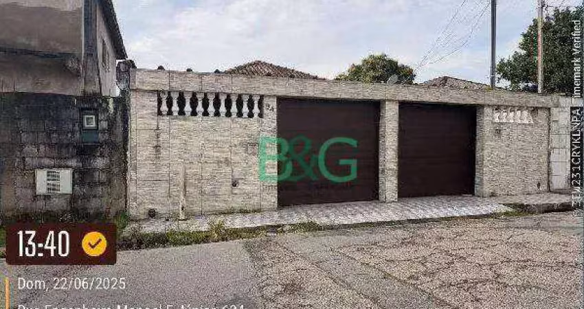 Casa à venda, 74 m² por r$ 180.000,00 - areia branca - santos/sp