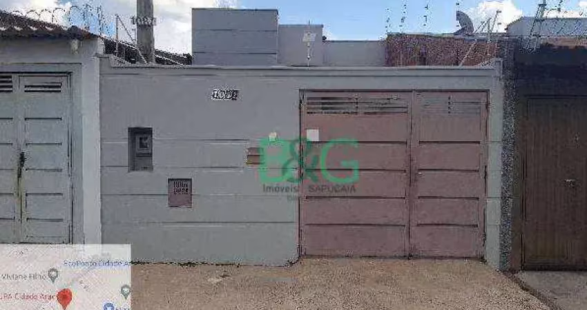 Casa com 2 dormitórios à venda, 72 m² por r$ 129.000 - cidade aracy - são carlos/sp