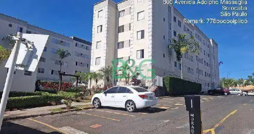 Apartamento com 1 dormitório à venda, 45 m² por r$ 111.000 - vossoroca - votorantim/sp