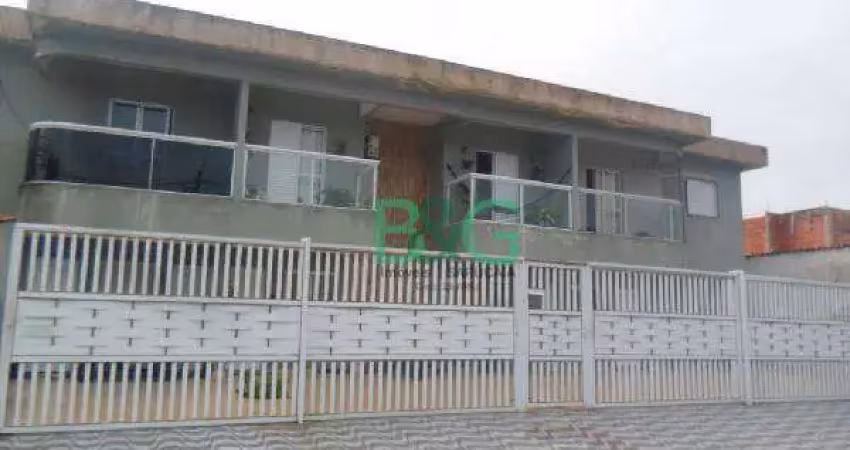 Casa com 2 dormitórios à venda, 67 m² por r$ 213.601 - vila antártica - praia grande/sp