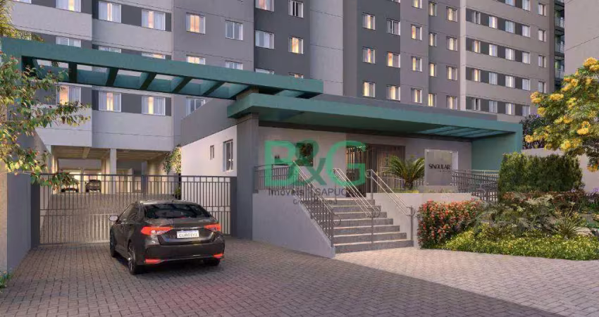 Apartamento com 2 dormitórios à venda, 38 m² por r$ 288.550,00 - vila indiana - são paulo/sp
