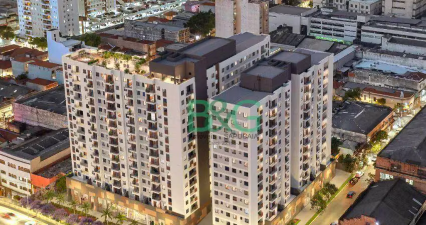 Apartamento com 2 dormitórios à venda, 34 m² por r$ 278.551,90 - bom retiro - são paulo/sp