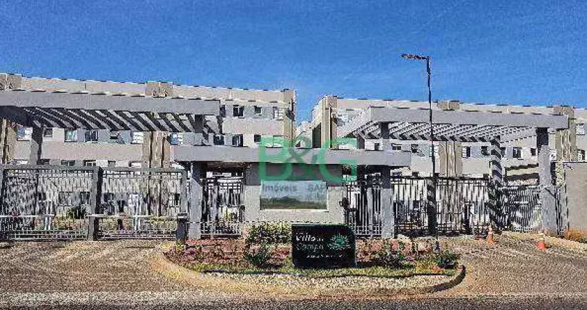 Apartamento com 2 dormitórios à venda, 43 m² por r$ 120.000,00 - loteamento residencial maria adelia - são josé do rio preto/sp