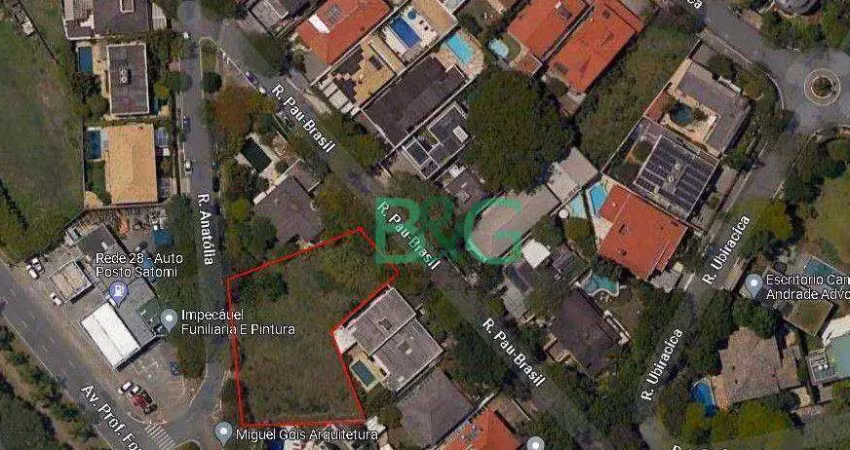 Terreno à venda, 1621 m² por r$ 7.896.000 - boaçava - são paulo/sp