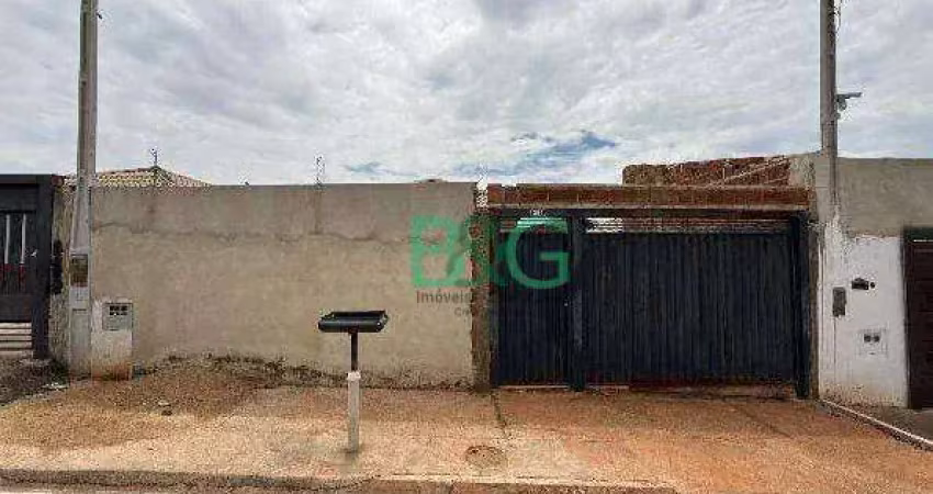 Casa com 2 dormitórios à venda, 45 m² por r$ 105.977 - parque das aroeiras ii - são josé do rio preto/sp