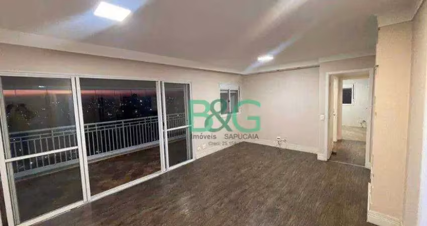 Apartamento com 3 dormitórios para alugar, 105 m² por r$ 6.000/mês - jardim avelino - são paulo/sp
